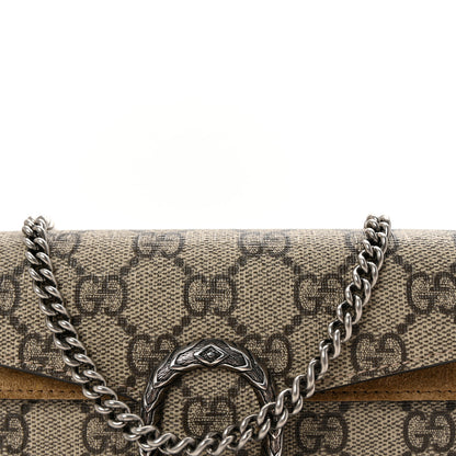 Gucci GG Supreme Monogram Super Mini Dionysus Shoulder Bag Taupe 7 of 10