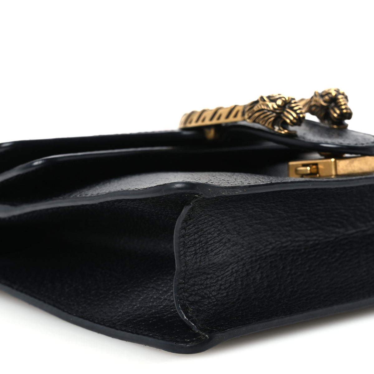 Calfskin Web Mini Dionysus Shoulder Bag Black