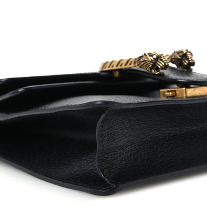 Gucci Calfskin Web Mini Dionysus Shoulder Bag Black 10 of 11