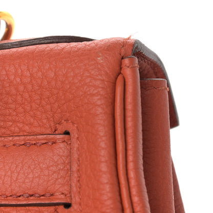 Hermes Togo Kelly Retourne 28 Orange Poppy 12 of 16