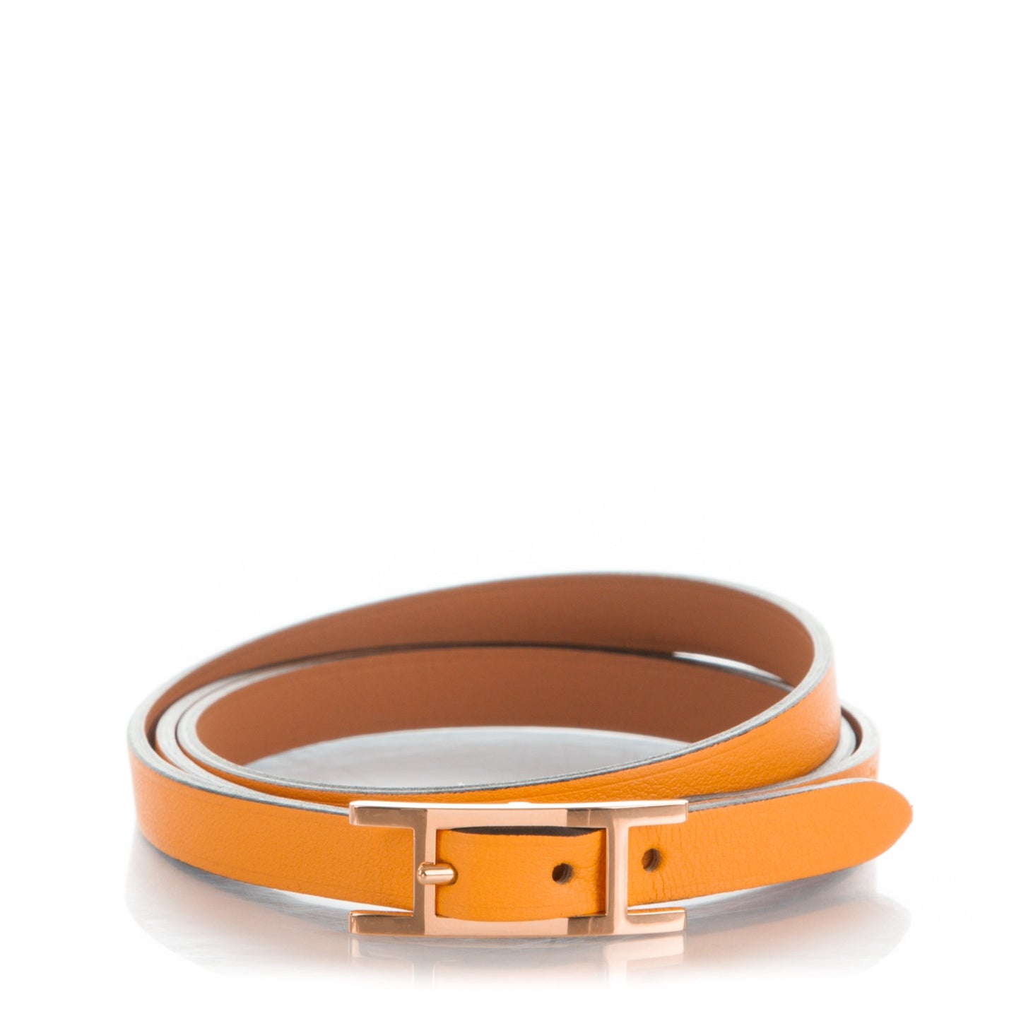 Swift Hapi 3MM Triple Tour Wrap Bracelet Small Jaune D'Or