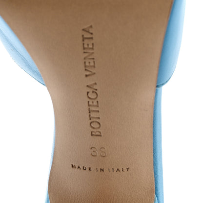 Bottega Veneta Lambskin Stretch Mule Sandals 38 Sky Blue 7 of 9