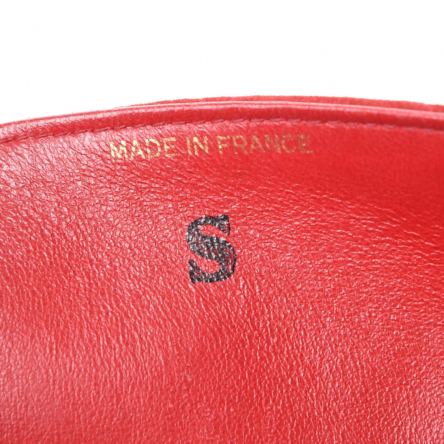 Chanel Suede Quilted Mini Square Flap Red 7 of 11