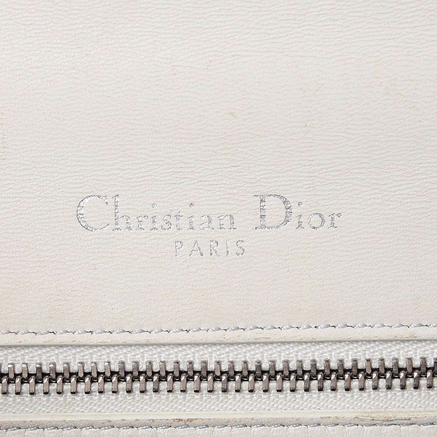 Christian Dior Patent Micro-Cannage Small Diorama Flap Bag White 8 of 17