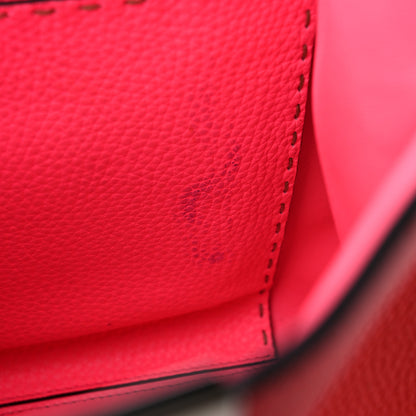 Fendi Cuoio Romano Selleria Medium Peekaboo X-Lite Fiamma Rosso 9 of 11