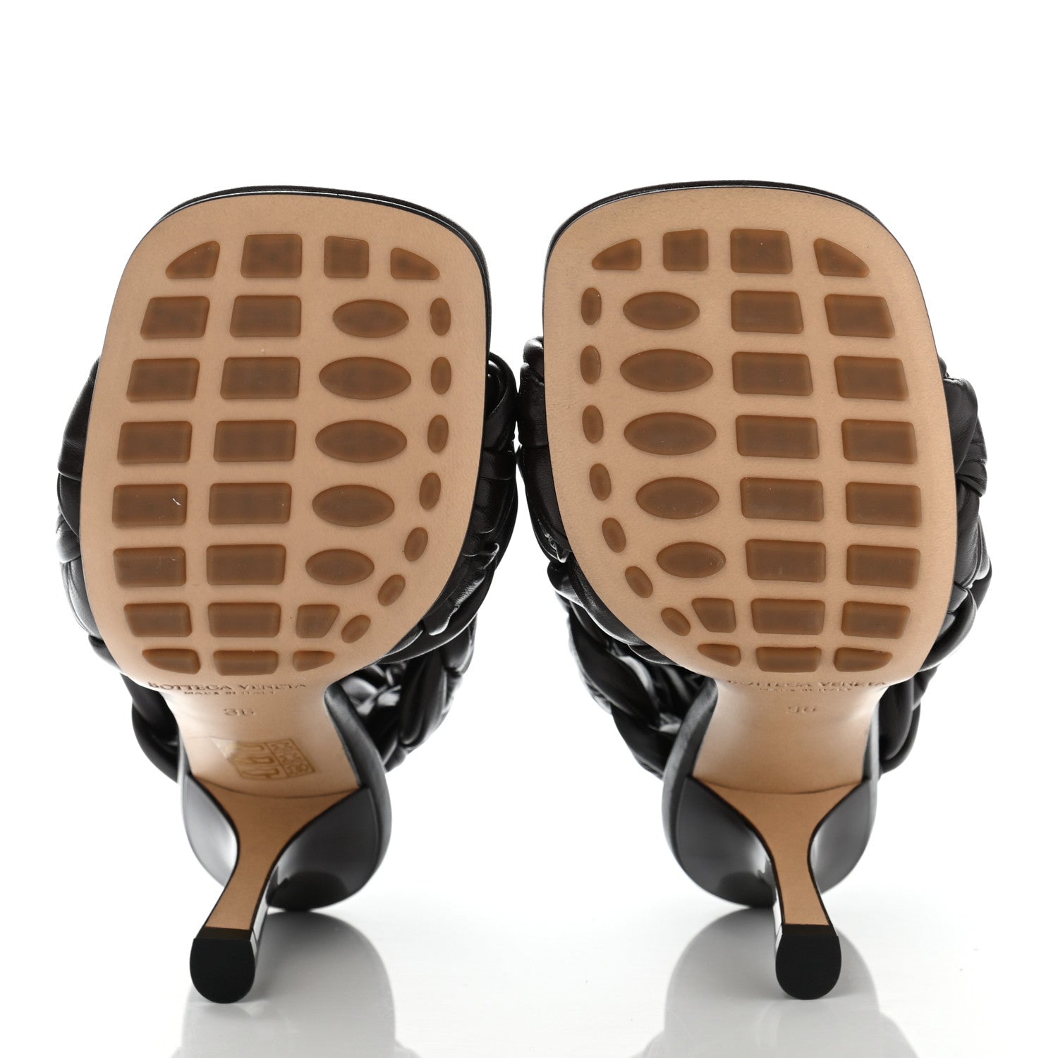 Bottega Veneta Shiny Nappa Intrecciato The Board Sandals 36 Chocolate 5 of 9