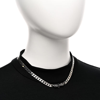 Gucci Sterling Silver Tigers  Head Choker Chain Necklace 2 of 6