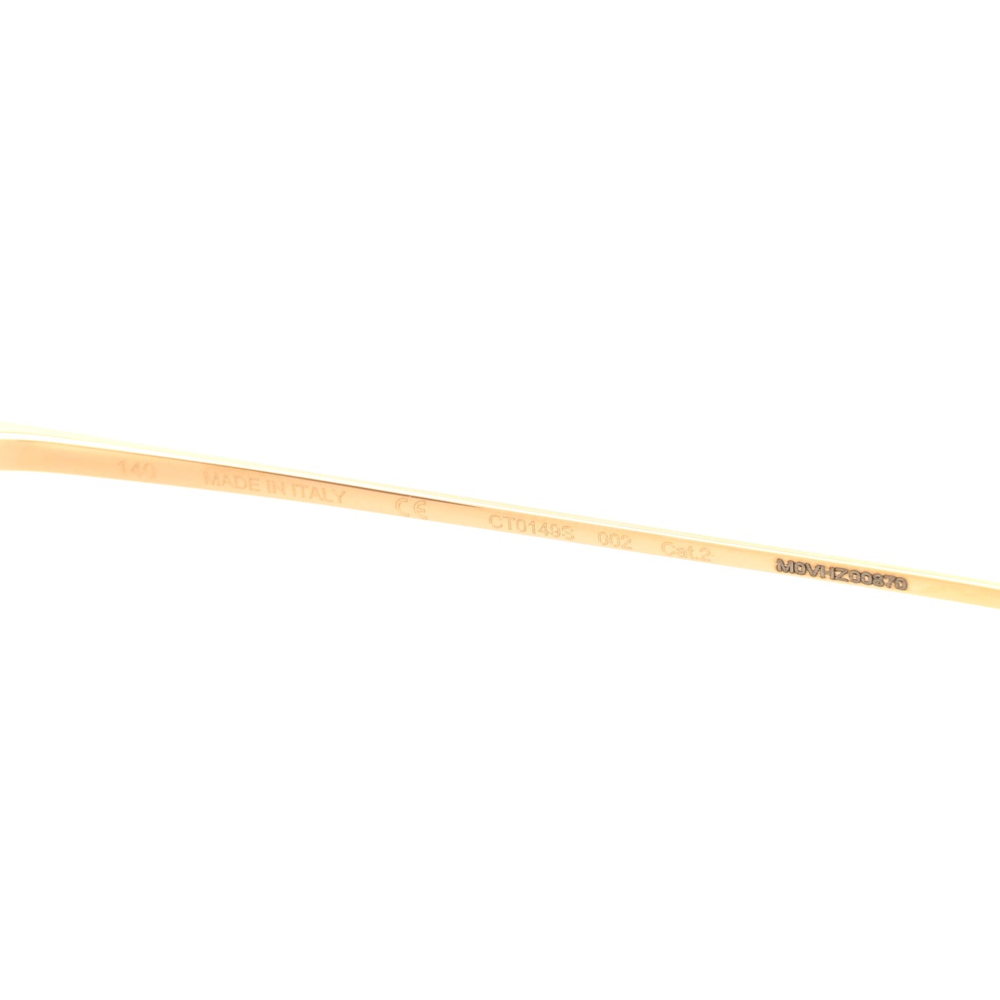 Panthere De Cartier Round Sunglasses CT0149S Gold Pink