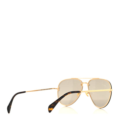 Celine Mirror Aviator Sunglasses CL 41391/S S Gold Tortoise 4 of 6