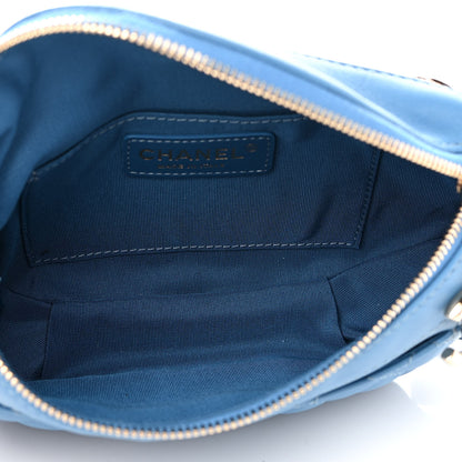 Chanel Lambskin Quilted Bi Waist Bag Fanny Pack Blue 5 of 10