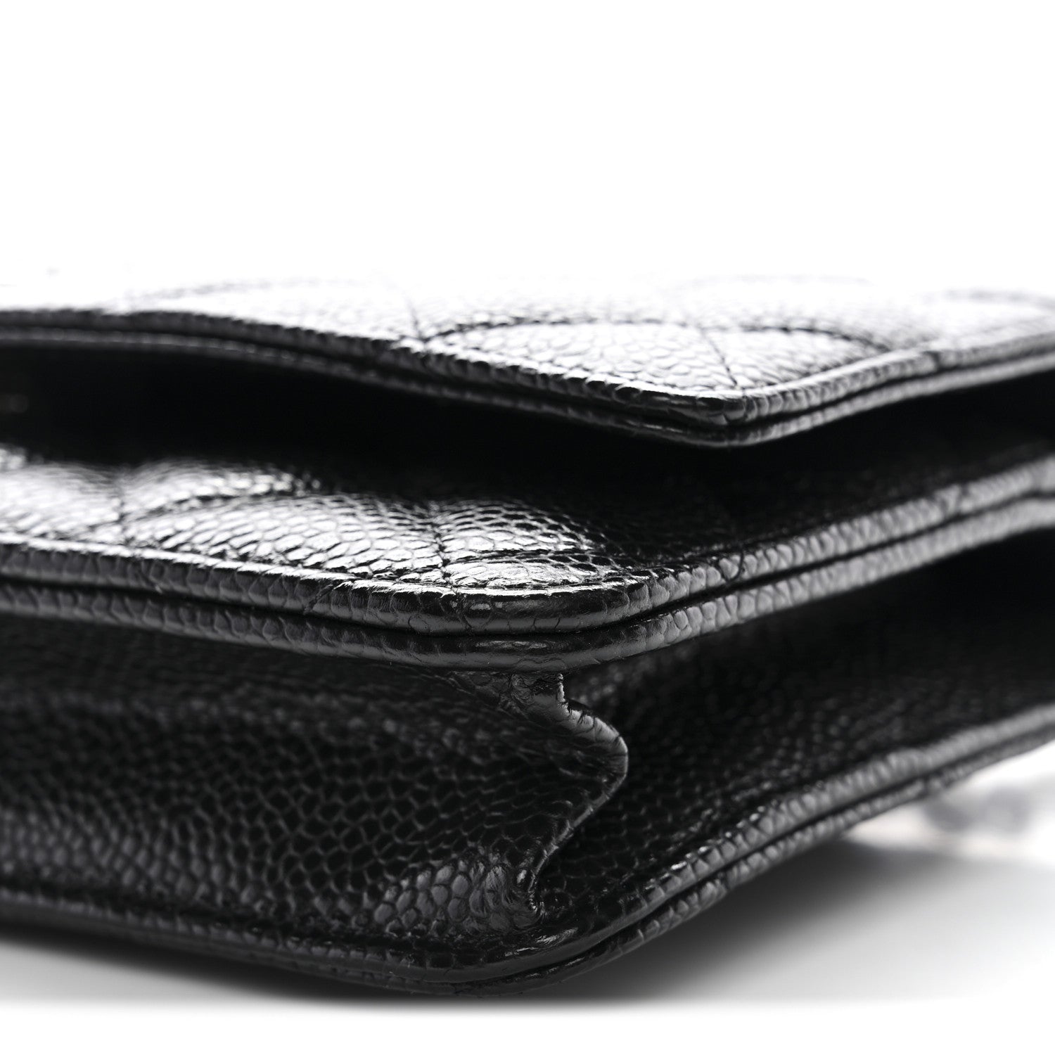 Chanel Caviar Quilted Wallet on Chain WOC Black 3 of 12