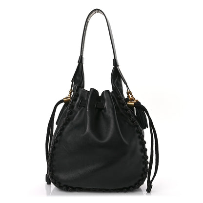 Christian Dior Lambskin Bucket Bag Black 1 of 11