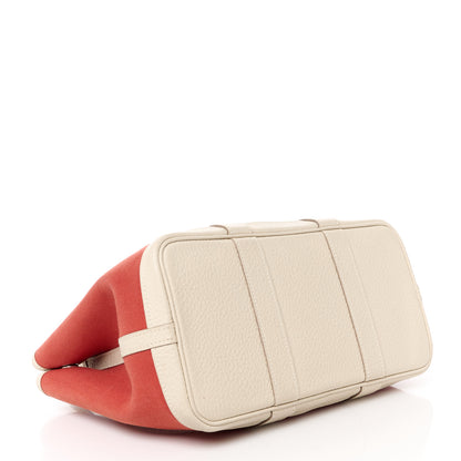 Hermes Grand Chevron Weave Negonda Garden Party 30 TPM Rouge Craie 4 of 9