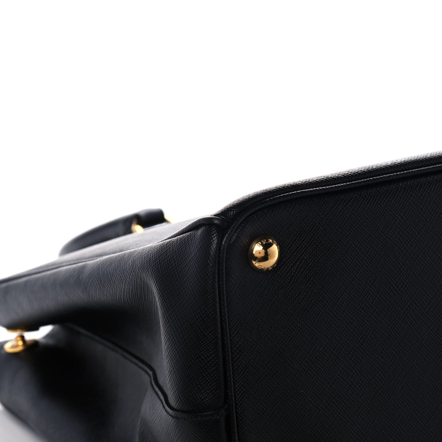 Prada Saffiano Medium Galleria Double Zip Tote Black 10 of 11
