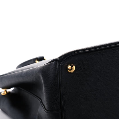 Prada Saffiano Medium Galleria Double Zip Tote Black 10 of 11