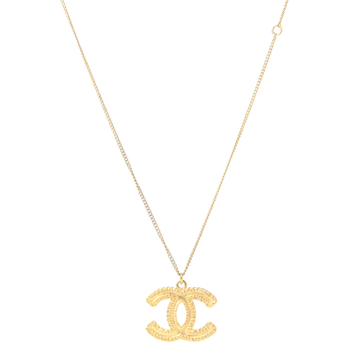 CC Necklace Matte Gold