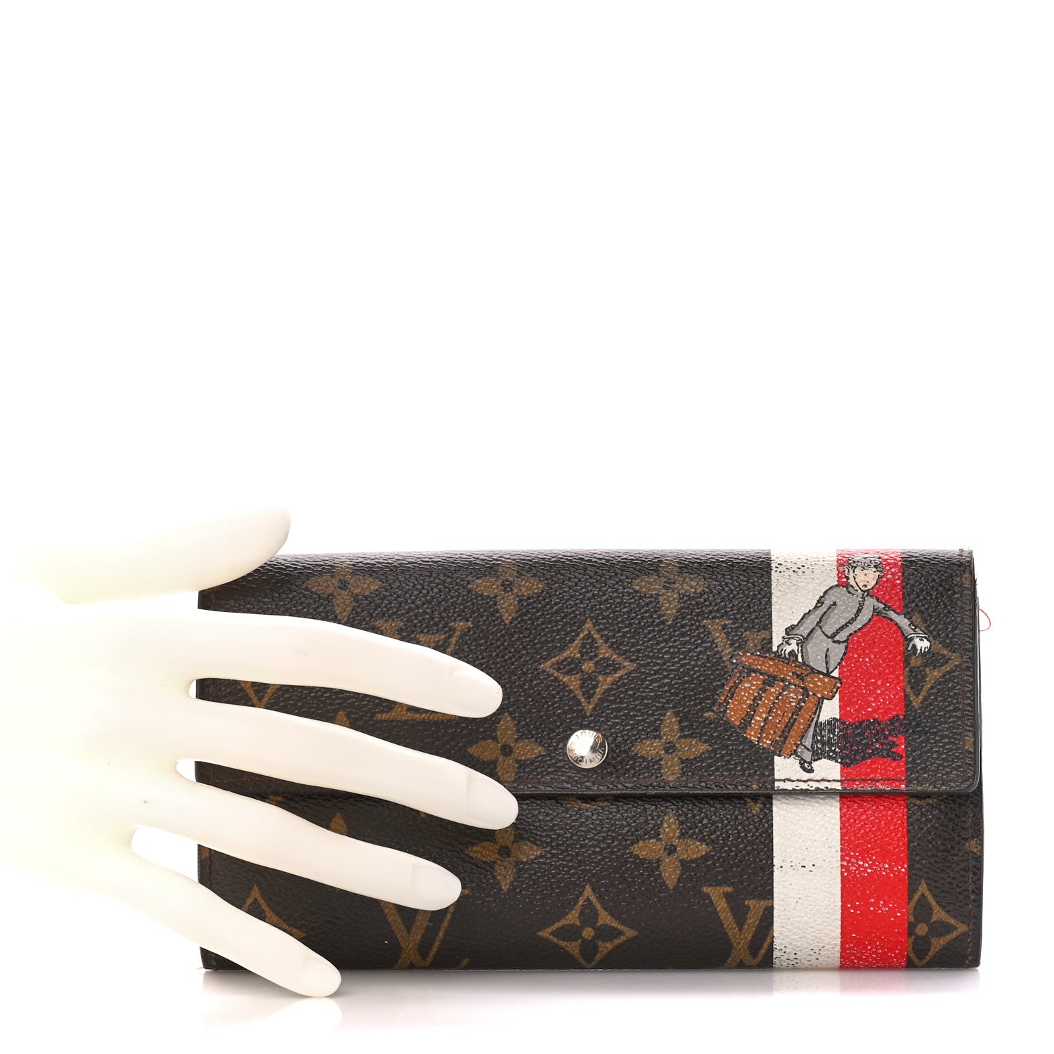 Louis Vuitton Monogram Groom Sarah Wallet 2 of 14
