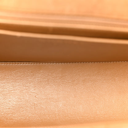 Chanel Lambskin Stitched Jumbo Single Flap Beige 5 of 13