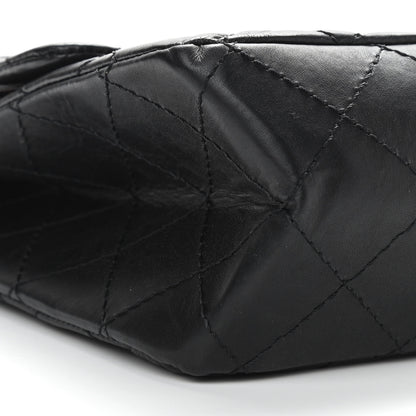 Chanel Aged Calfskin Quilted 2.55 Reissue 226 Flap Black 9 of 10