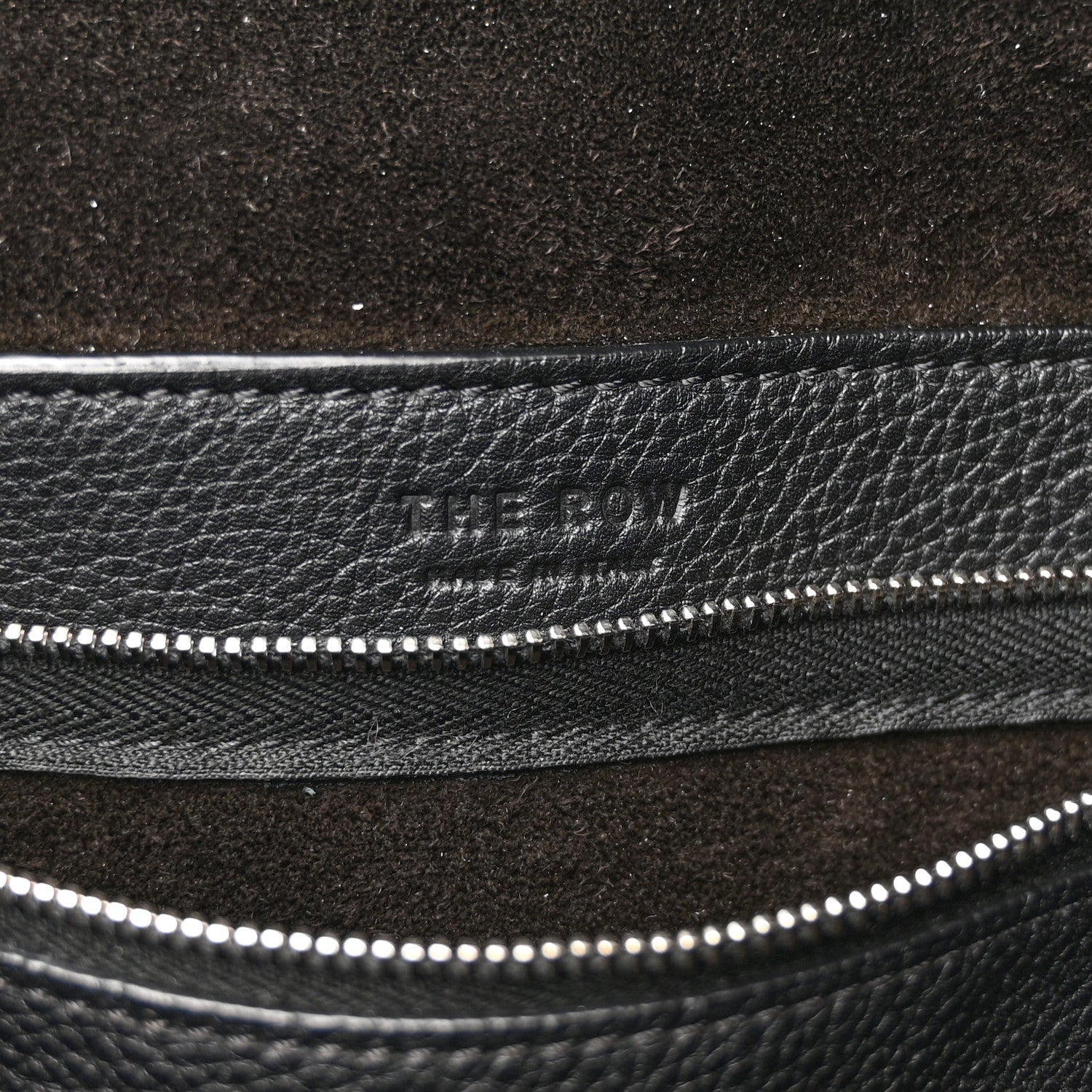 The Row Grained Calfskin Sidekick Black 6 of 12