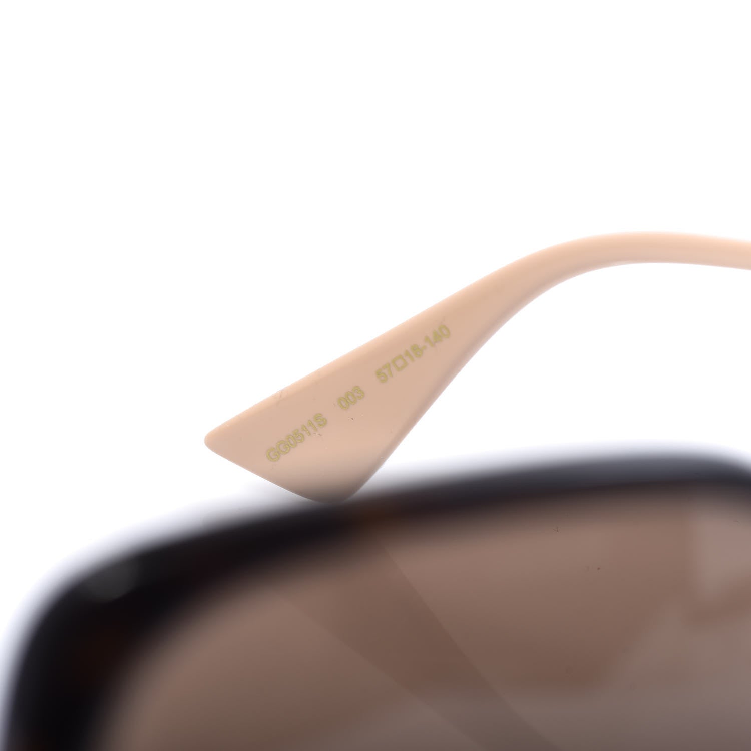 Gucci Square Frame GG0511S Sunglasses Havana Brown Gold 644503