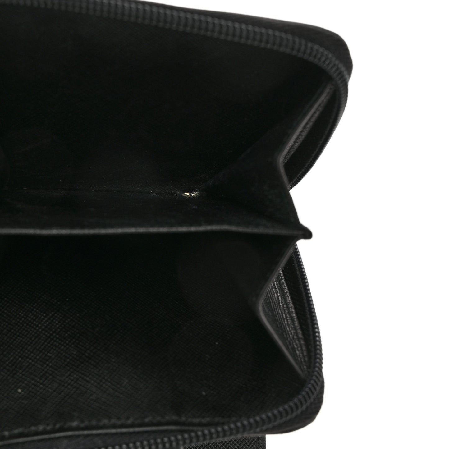 Saffiano Metal Compact Wallet Black