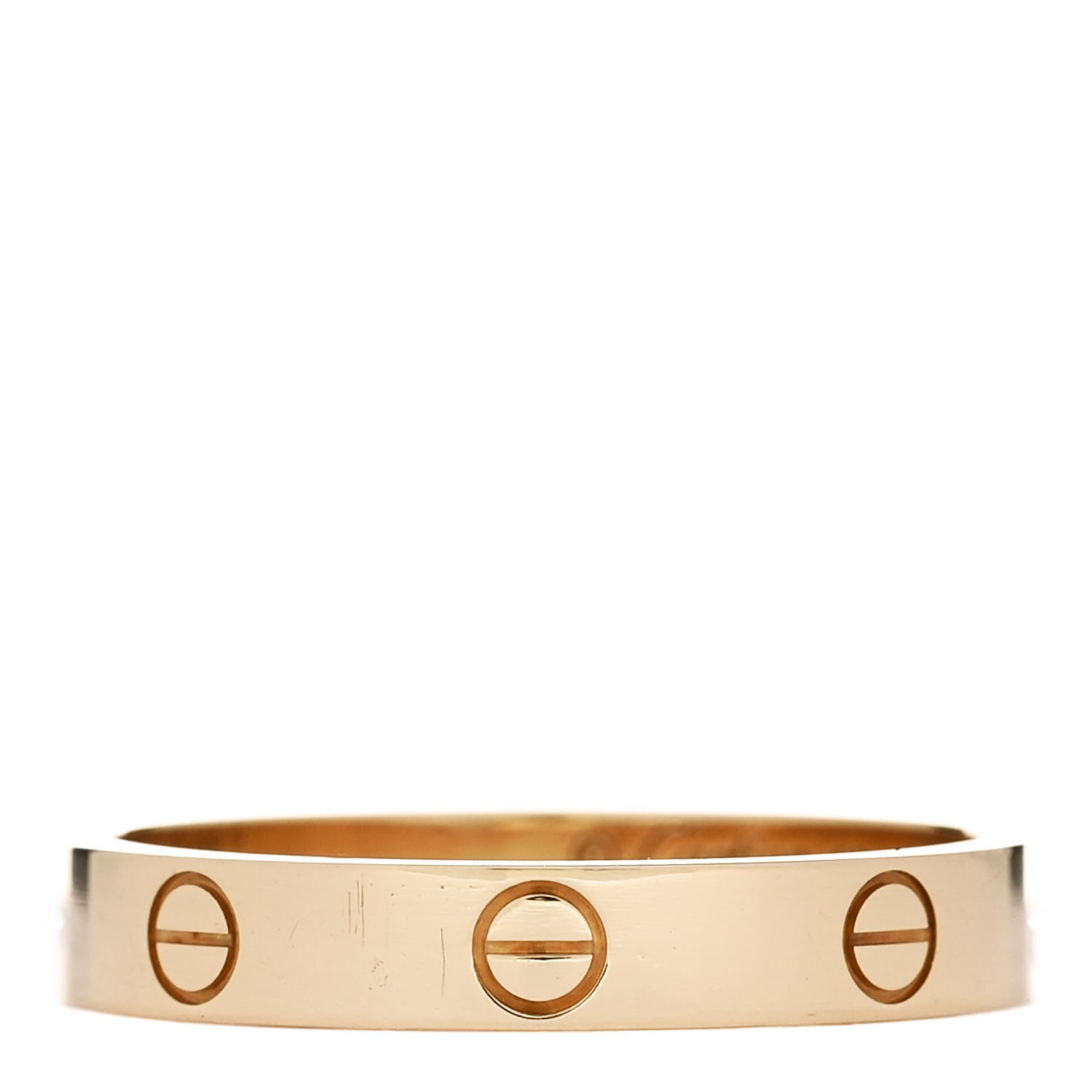 Cartier 18K Yellow Gold 3.5mm LOVE Wedding Band Ring 60 9.25 1 of 4