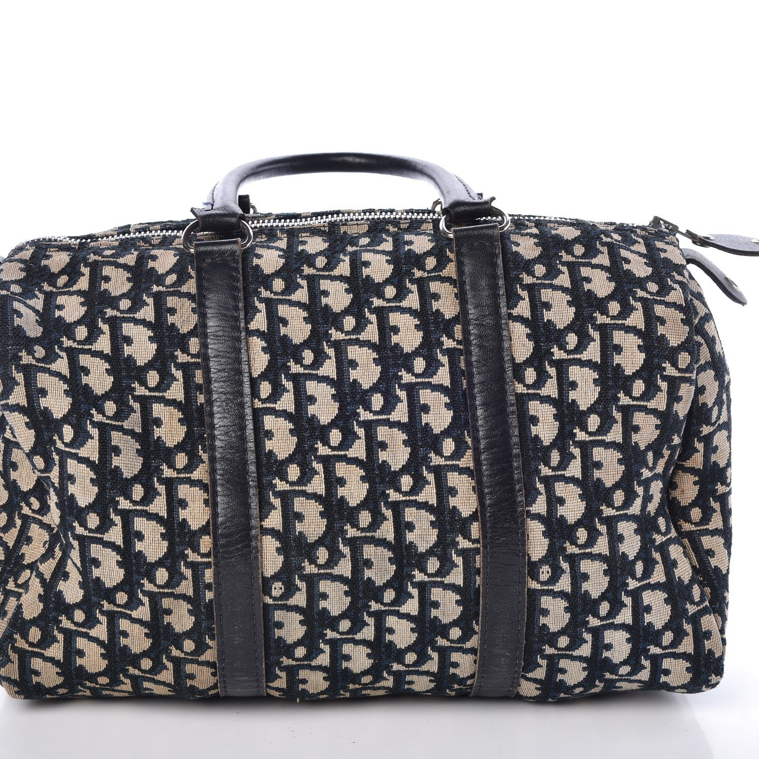 Christian Dior Monogram Boston Navy Blue 28 of 44