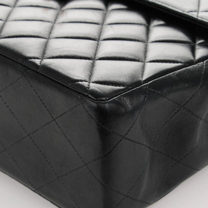 Chanel Lambskin Quilted Jumbo Single Flap Black 12 of 12