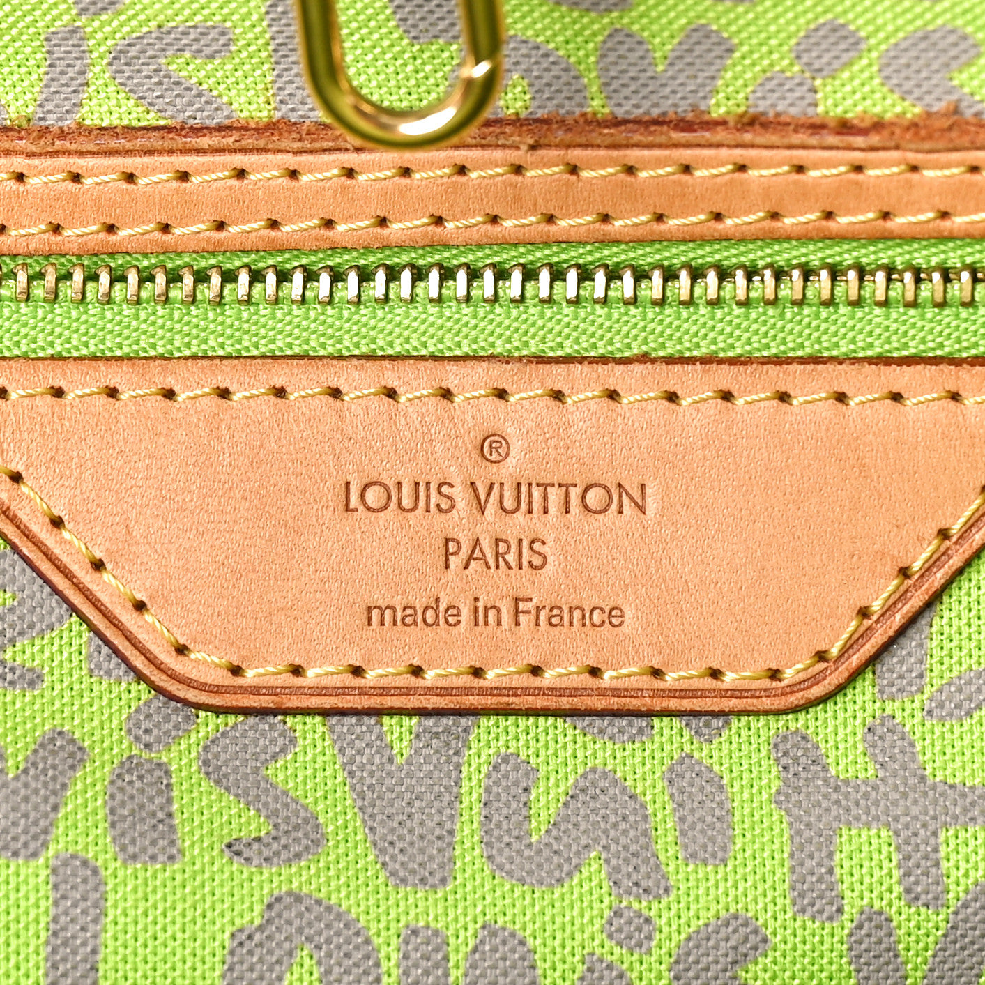 Monogram Graffiti Neverfull GM Green