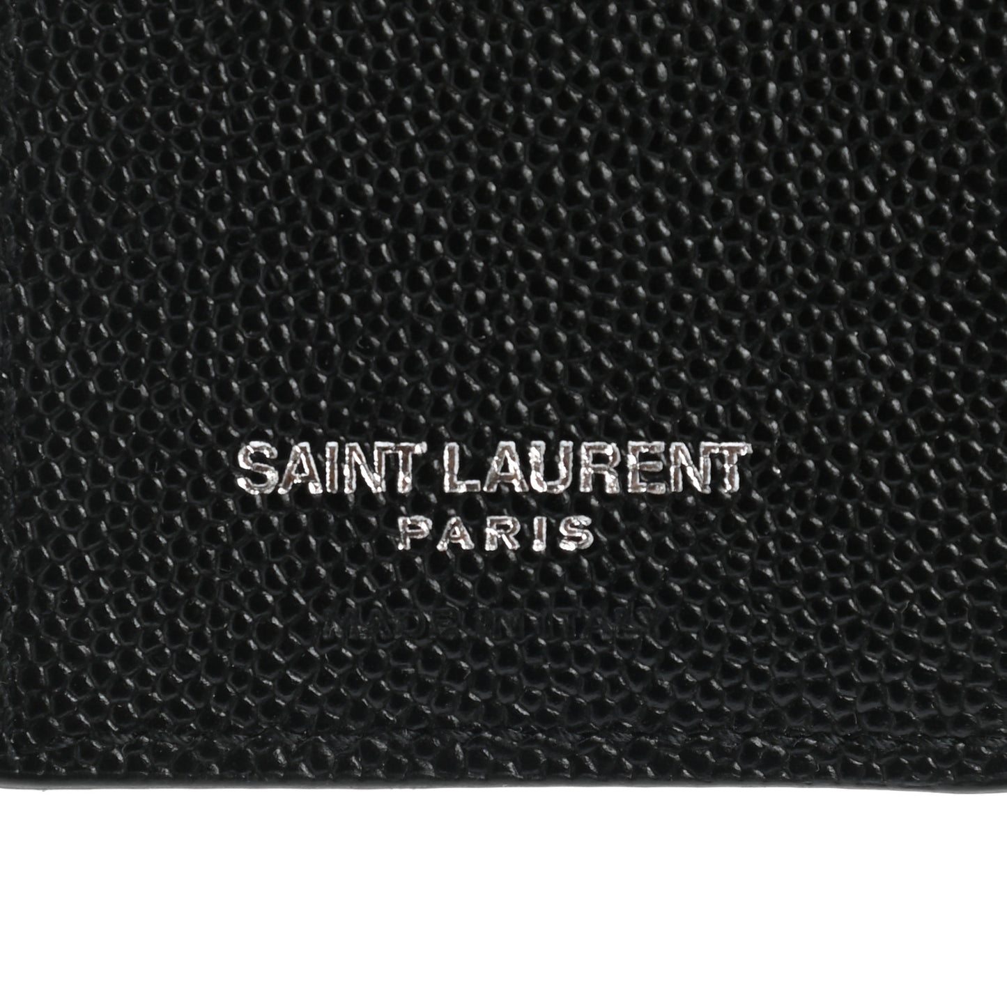 Grain De Poudre Matelasse Chevron Monogram Zipped Card Case Black