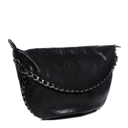 Chanel Calfskin Modern Chain Hobo Black 3 of 7