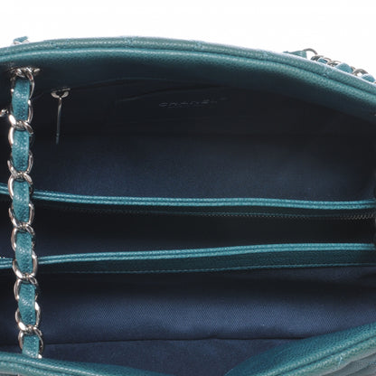 Chanel Caviar Medium Just Mademoiselle Turquoise 6 of 8