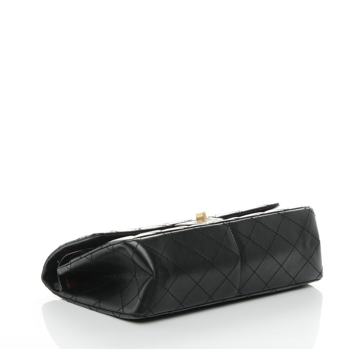 Aged Calfskin Quilted 2.55 Reissue 226 Flap Black