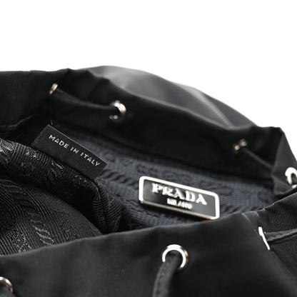 Prada Nylon Vela Mini Crossbody Backpack Black 7 of 11
