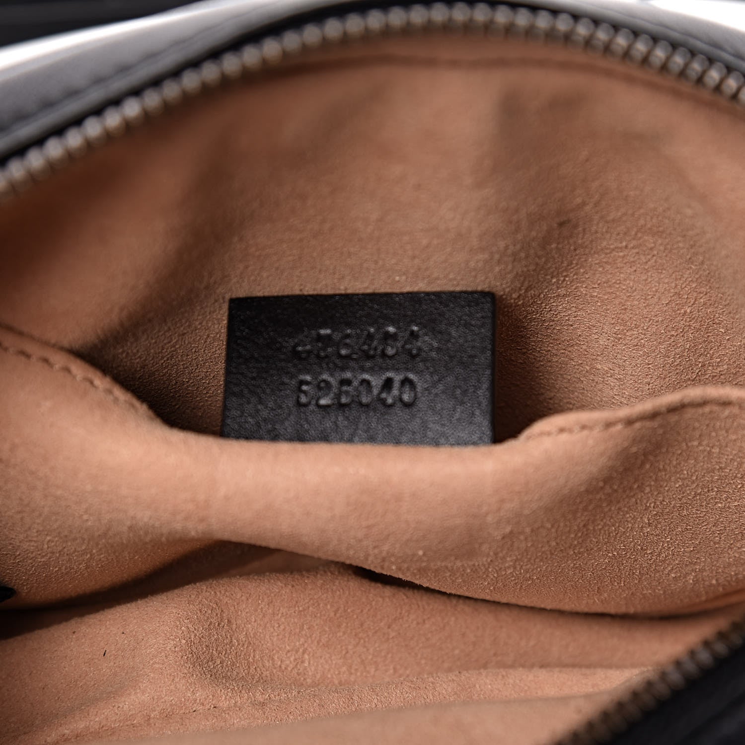 Gucci Calfskin Matelasse GG Marmont Belt Bag 75 30 Black 7 of 10