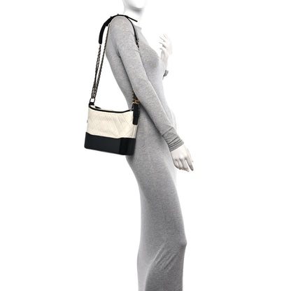 Chanel Aged Calfskin Quilted New Medium Gabrielle Hobo White 2 of 10