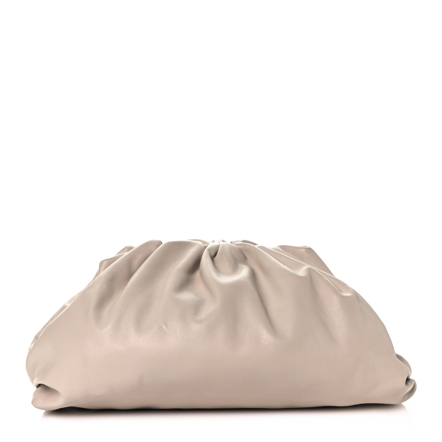 Bottega Veneta Smooth Butter Calf The Pouch Oversized Clutch Plaster 2 of 16