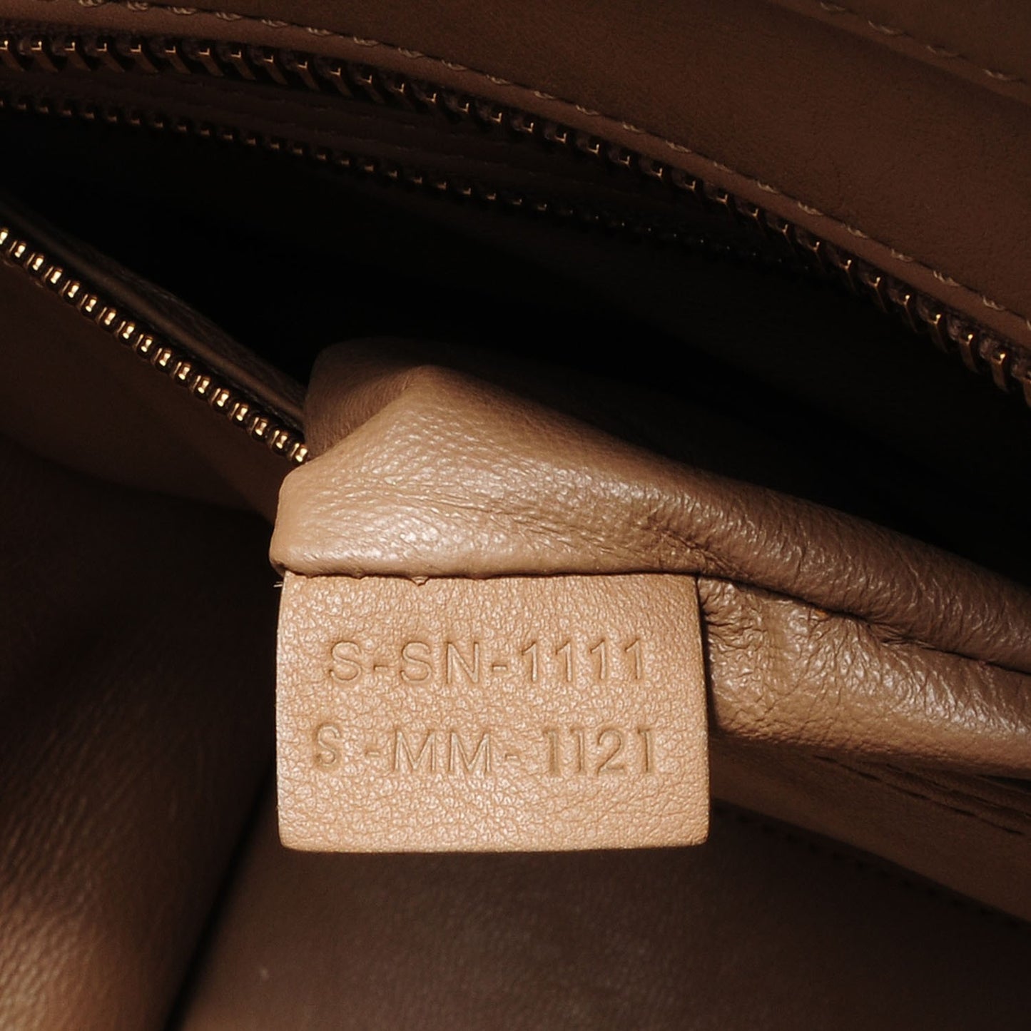Smooth Calfskin Mini Luggage Camel