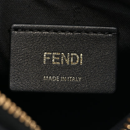 Fendi Vitello Grace Matte Mini Fendigraphy Hobo Bag Black 6 of 10