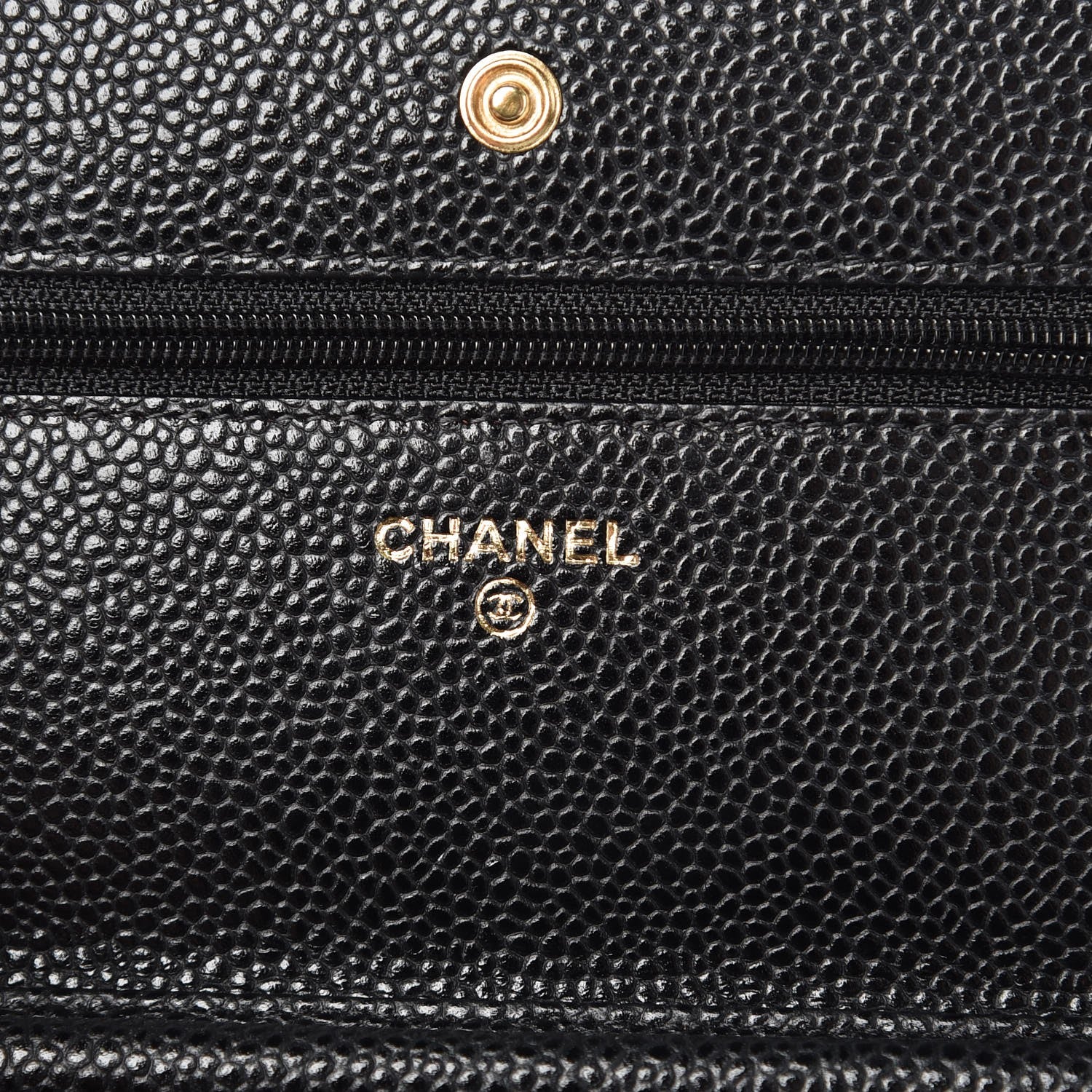 Chanel Caviar Quilted Wallet On Chain WOC Black 6 of 8