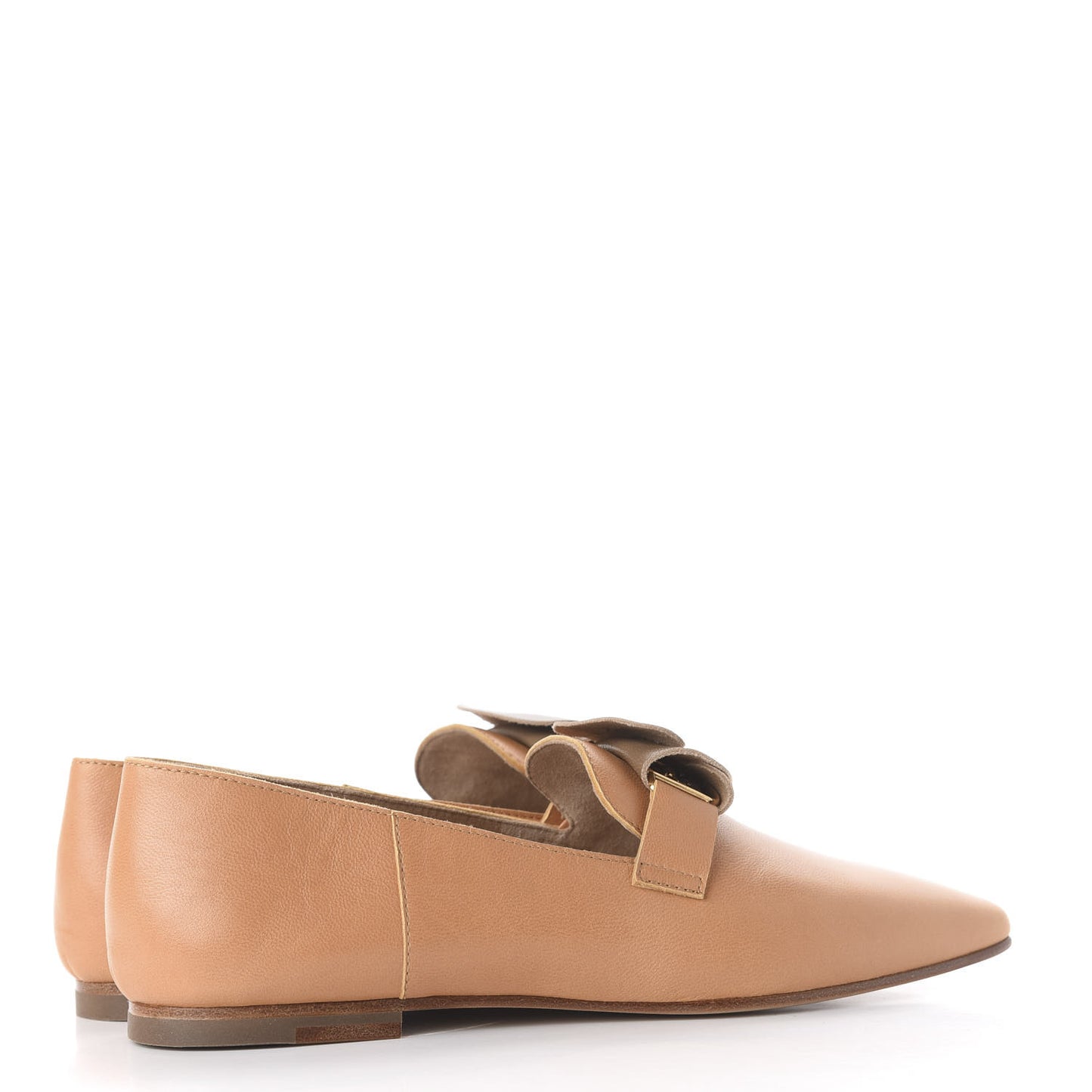 Supple Goatskin Womens Time Loafers 36 Havane