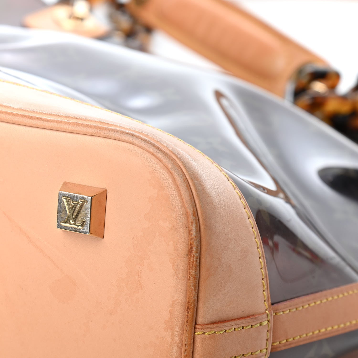 Louis Vuitton Vinyl Cabas Sac Ambre MM 9 of 18