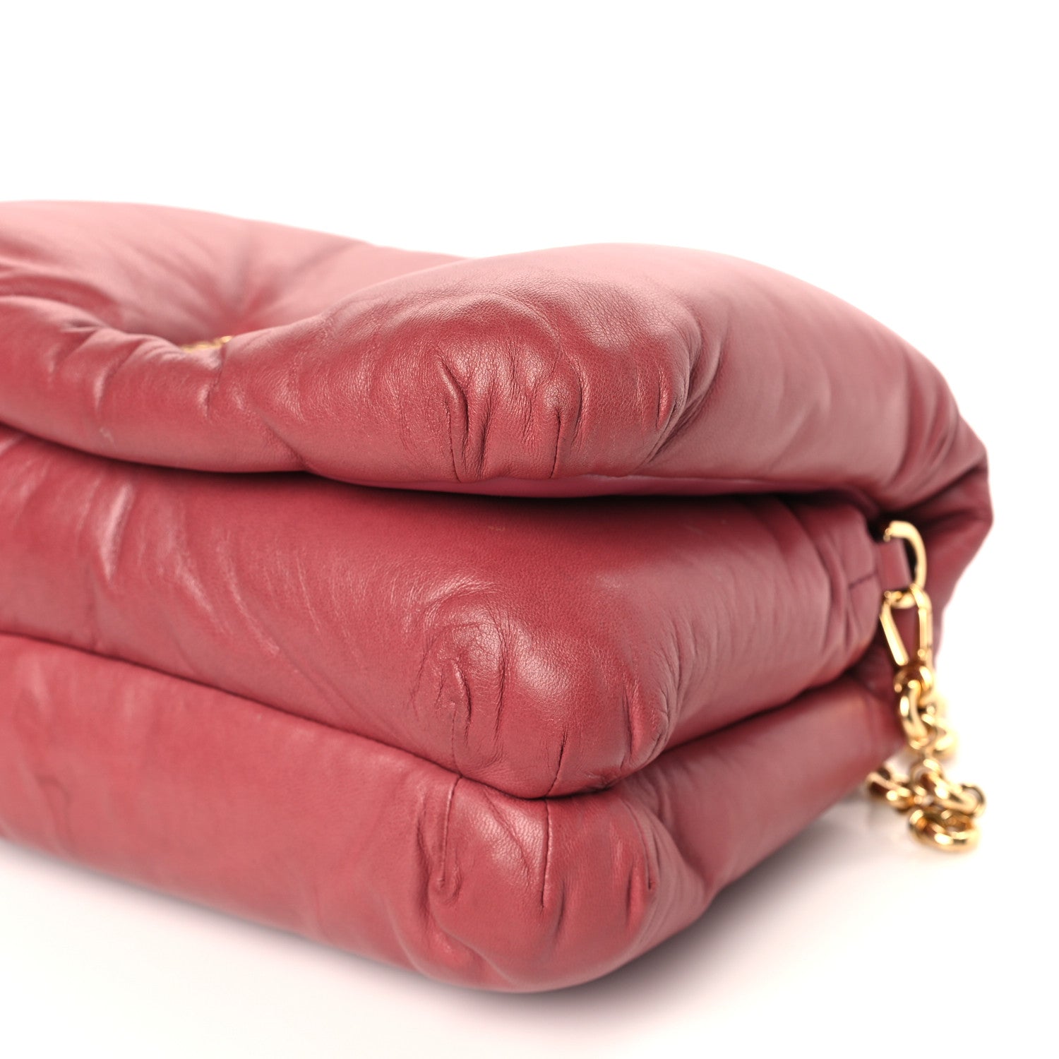 Loewe Lambskin Goya Puffer Bag Plumrose 10 of 13