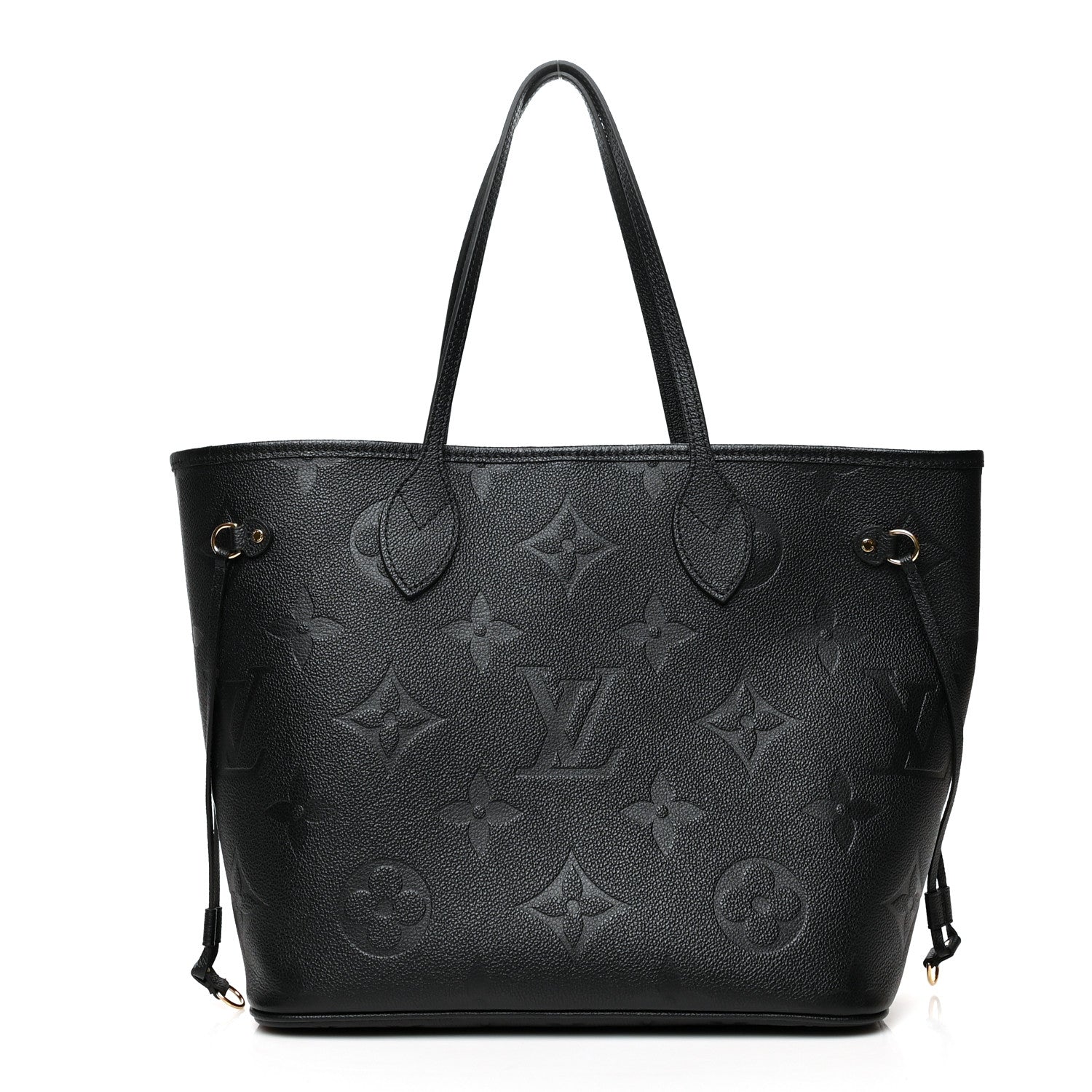 Louis Vuitton Empreinte Monogram Giant Neverfull MM Black 3 of 11