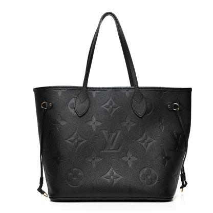 Louis Vuitton Empreinte Monogram Giant Neverfull MM Black 3 of 11