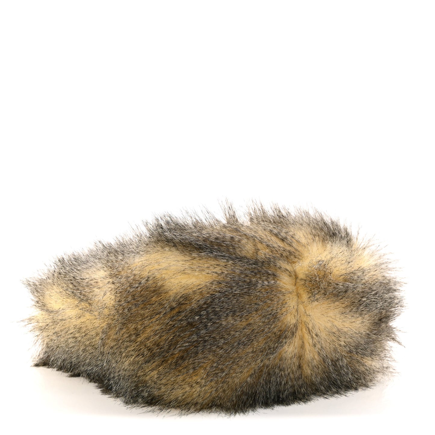 Aspen Vitello Faux Fur Tote Crema Black