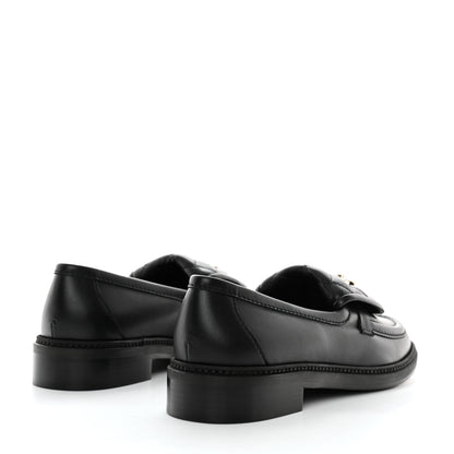 Chanel Lambskin Quilted CC Turnlock Loafers 39.5 Black 4 of 9