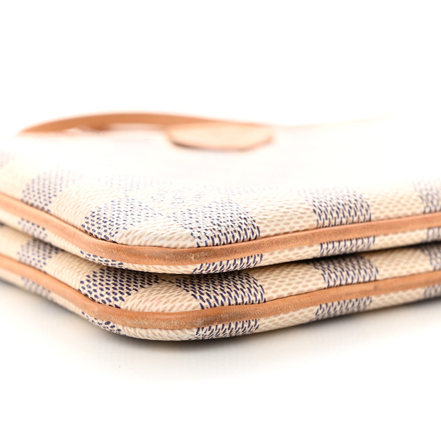 Louis Vuitton Damier Azur Double Zip Pochette 8 of 16