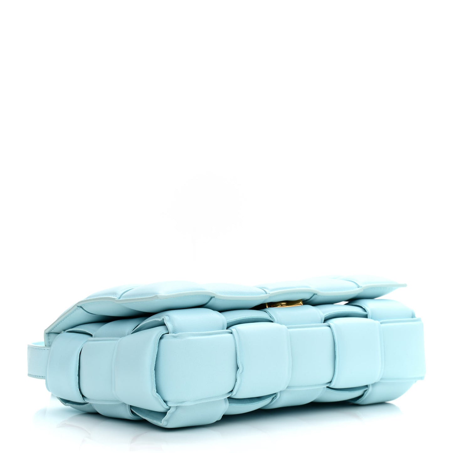 Nappa Maxi Intreccio Padded Cassette Crossbody Bag Spearmint